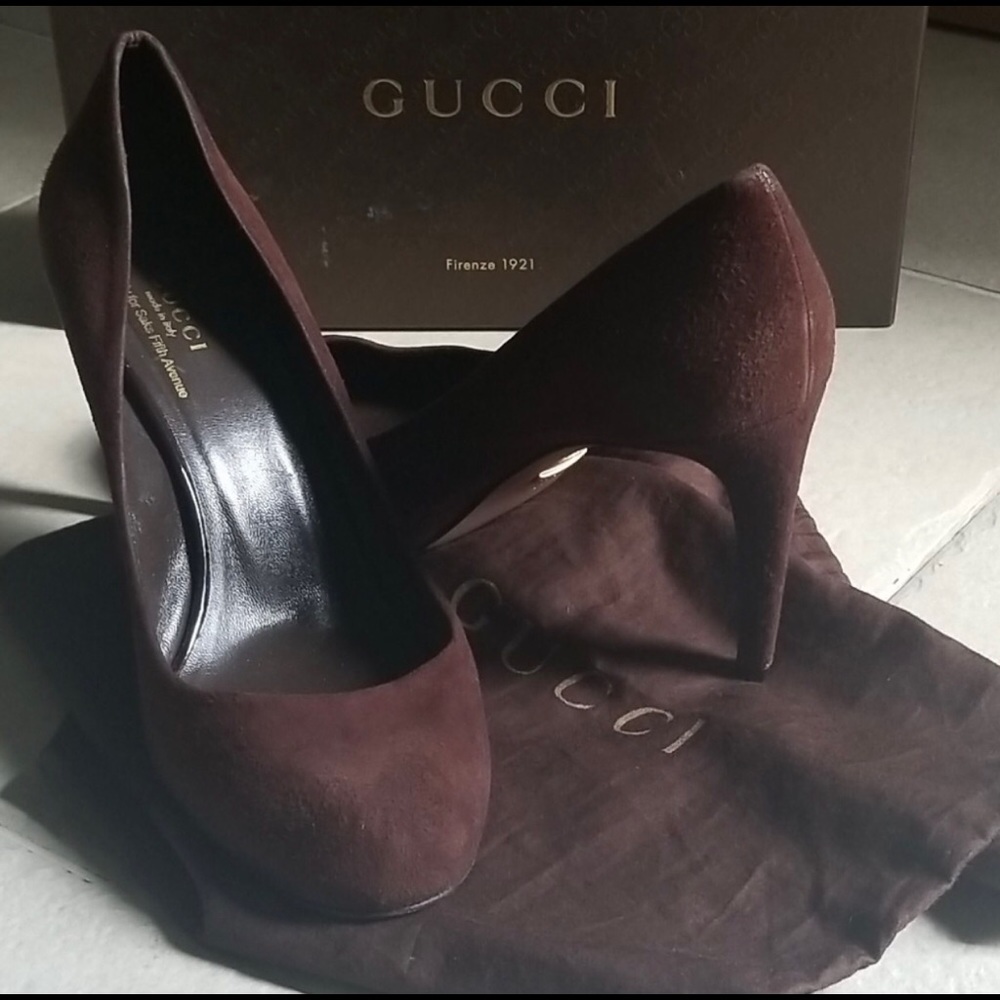 Gucci Kid Scamosciato | Suede Heels